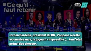 Bardella critique La France Insoumise sur la question du terrorisme islamiste