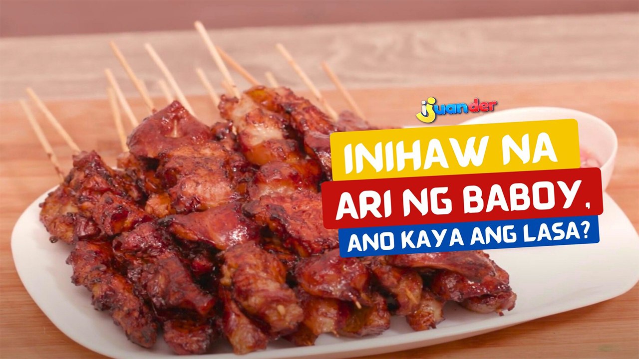 Inihaw na ari ng baboy, ano kaya ang lasa? | I Juander - video Dailymotion