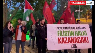 SOL Parti İsrail'in Filistin'e saldırılarını protesto etti