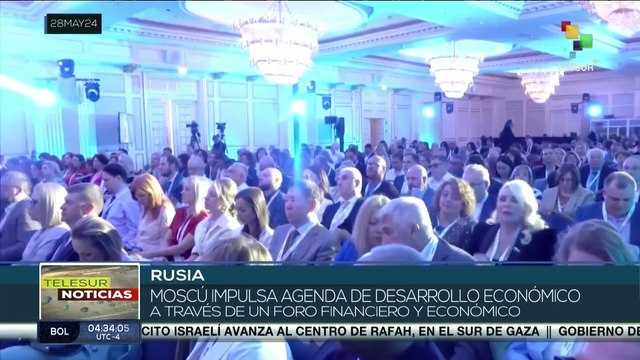Moscú impulsa agenda de desarrollo a través del foro financiero y económico.
