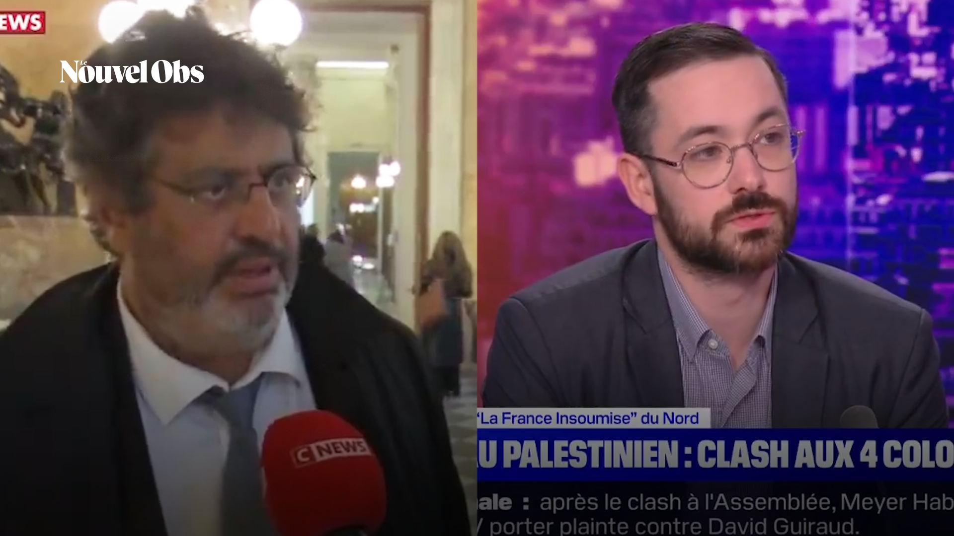 "Cochon", "crapule antisémite" : comment Meyer Habib et David Guiraud ont multiplié les invectives