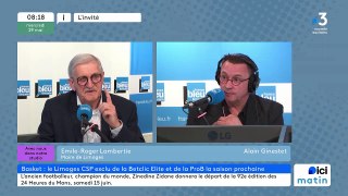 La maire de Limoges Émile Roger Lombertie réagit à la situation du Limoges CSP