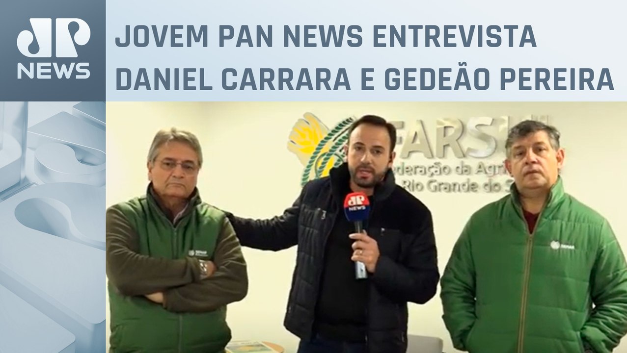 Diretor-geral do Senar e presidente do Farsul falam sobre programa que apoia produtores rurais no RS