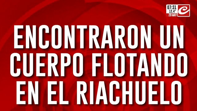 Macabro hallazgo: encontraron un cuerpo flotando a orillas del riachuelo