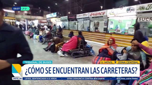 Las rutas interdepartamentales en el eje central están expeditas este miércoles