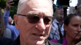 Robert De Niro calls Donald Trump a ‘monster’ outside New York hush money trial