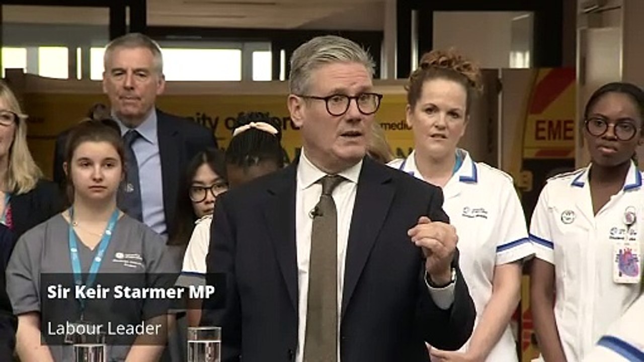 Starmer pledges to cut NHS waiting lists