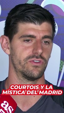 Courtois ya notaba la mística del Madrid en el Atleti