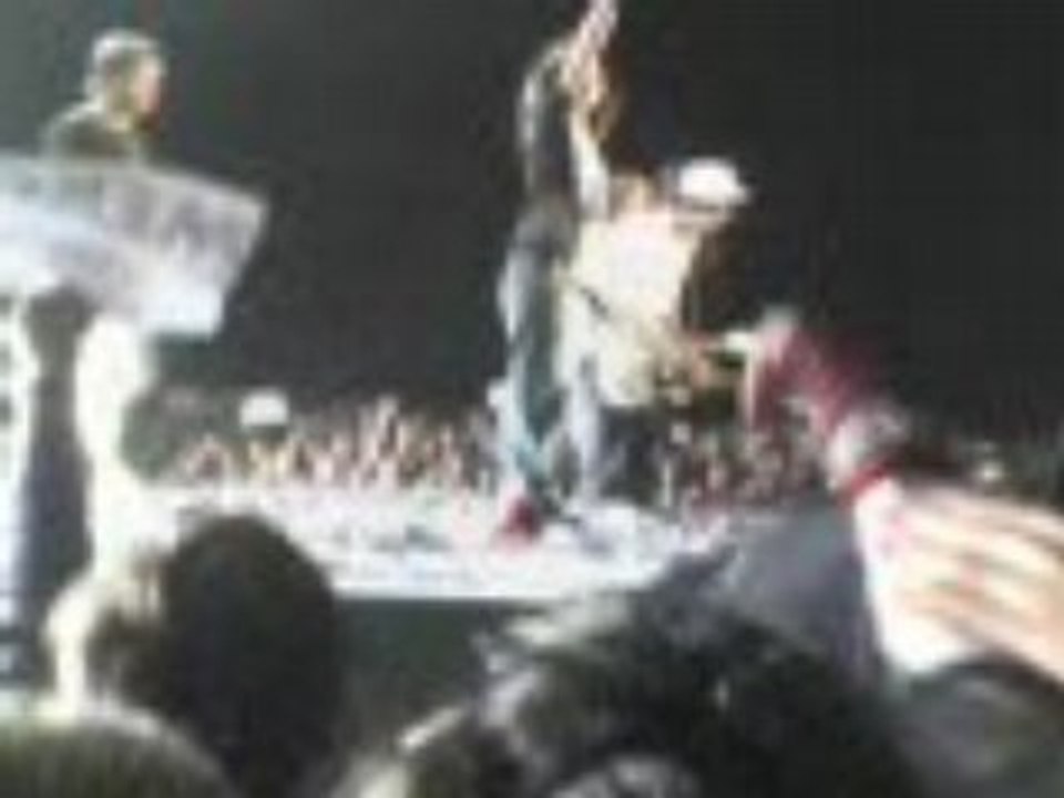 Fin du concert Zenith Lille 25 Octobre 2007