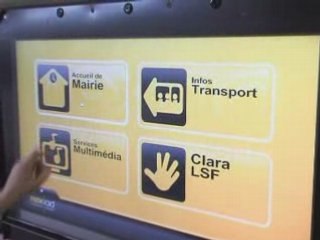 Affiche tactile en action - Touch-Board in action !