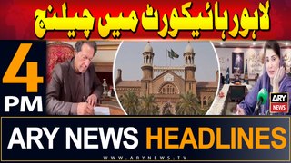 ARY News 4 PM Headlines 29th May 2024 | PTI founders Big Decision