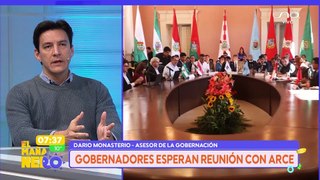 SCZ Gobernadores se reunirán con el presidente Arce; asesor Darío Monasterio adelanta los temas a tratar