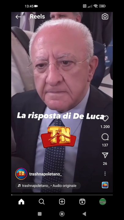 deluca risponde alla meloni