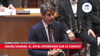 Gabriel Attal : «Il n’y a pas besoin de brandir un autre drapeau que celui de la France pour défendre la paix»