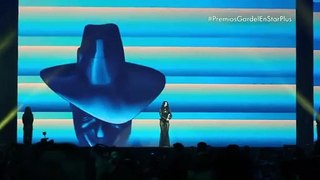 Lali Espósito al ganar el Premio Gardel al Mejor álbum de artista pop: 