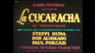 La Cucaracha .. Steffi Duna, Don Alvarodo, Paul Porcasi  1934  Color