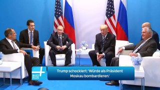 Trump schockiert: 'Würde als Präsident Moskau bombardieren.'