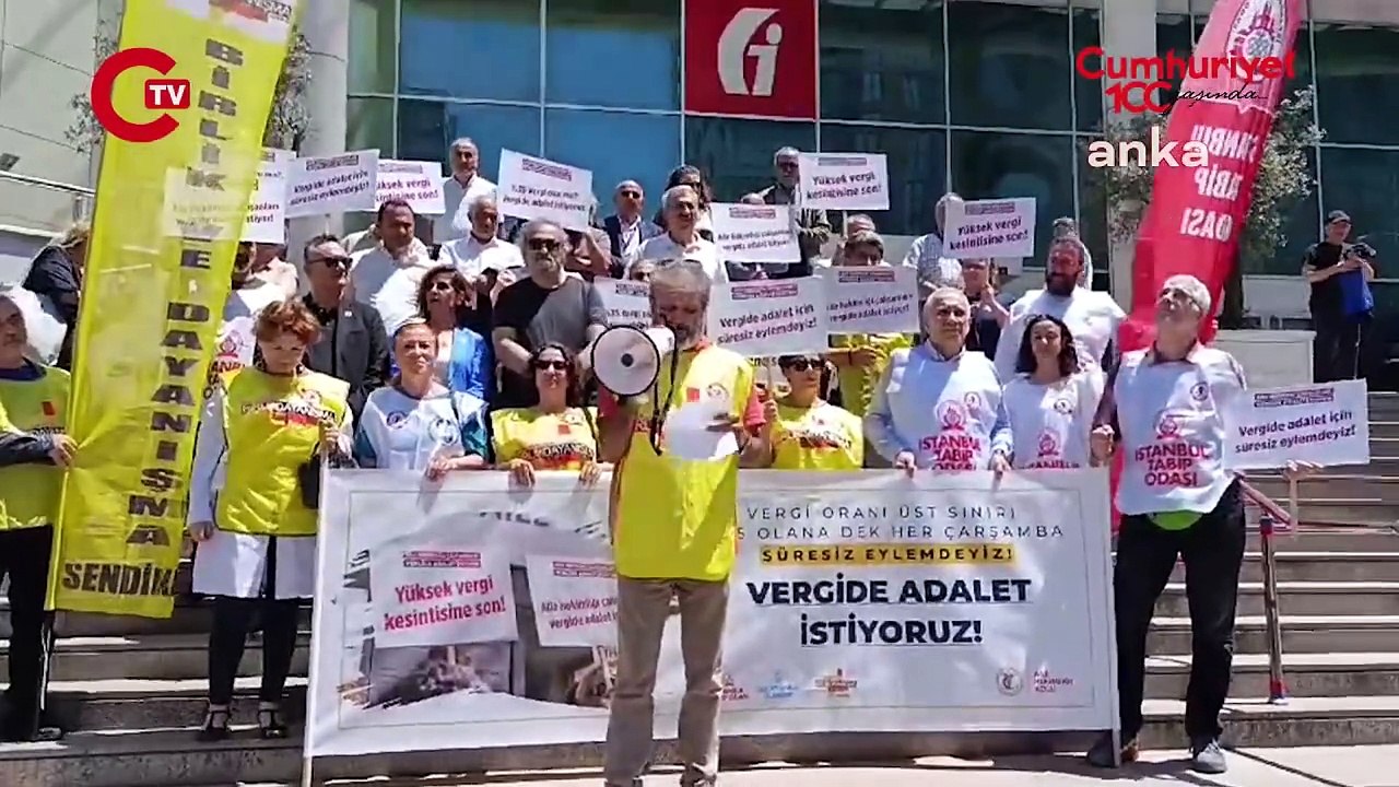 Aile hekimlerinden 'vergide adalet' eylemi Vatandaşın sağlığı ile kumar mı oynuyorsunuz