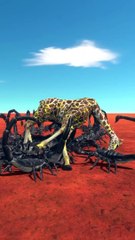 Dungeons 100 Scorpions vs Giraffe Animation Fighting Game