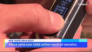 New Taipei Police Seize Drugs Worth Over US$6 Million