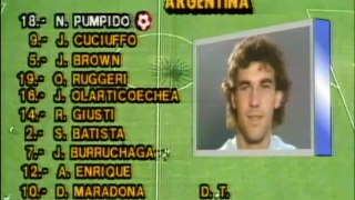 Argentina v West Germany Final 29-06-1986