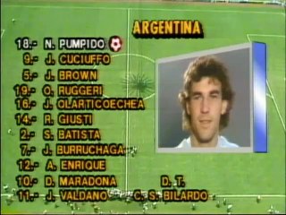 Argentina v West Germany Final 29-06-1986