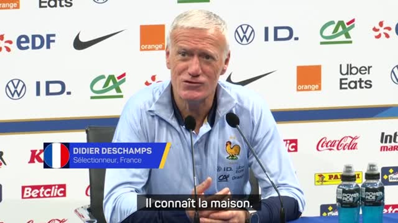 Bleus - Deschamps : "Kanté connaît la maison et n'est pas dépaysé"