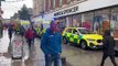 Ambulance crews respond to incident near Marks and Spencer store on Penny Street in Lancaster