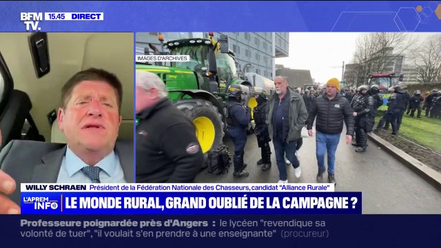 Willy Schraen, candidat Alliance rurale aux européennes: Les valeurs rurales sont les grandes oubliées de l'Europe