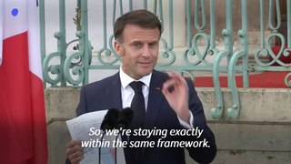 Ukraine should be allowed to 'neutralise' Russian military sites, says Macron