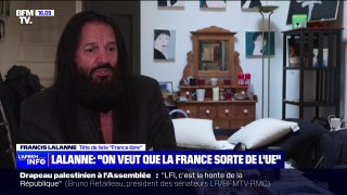 Francis Lalanne, tête de liste 