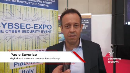 Cybsec Expo, Severico (Iveco): "Importante presidiare e mantenere sicurezza"