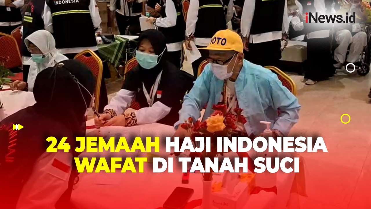 24 Jemaah Haji Indonesia Wafat di Tanah Suci, Mayoritas Lanjut Usia dan Serangan Jantung