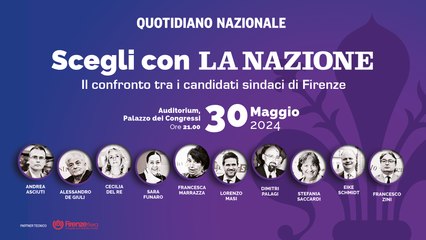 Download Video: Scegli con La Nazione - Il confronto tra i candidati sindaci di Firenze