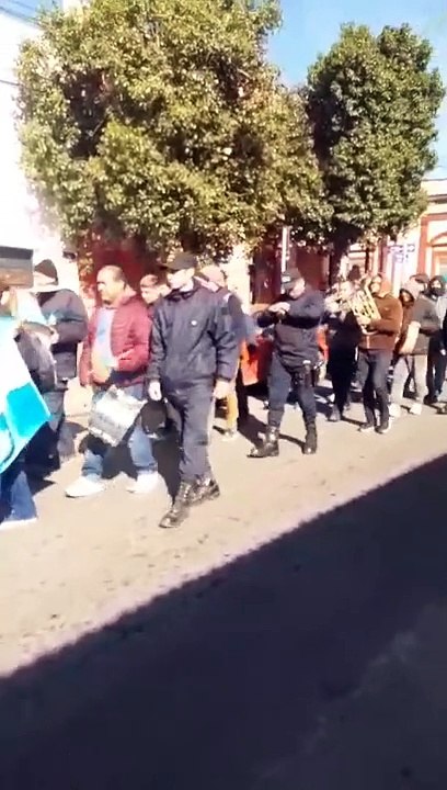SOEM protesta y protocolo antipiquetes