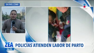 Policías de la CDMX atienden labor de parto en la alcaldía Milpa Alta