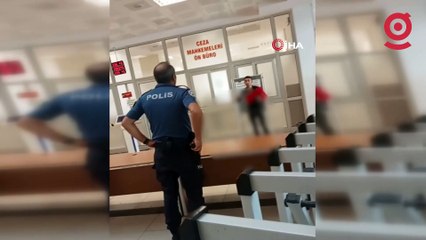 Mehdi olduğunu öne süren şahıs adliyede bıçaklı eylem yaptı