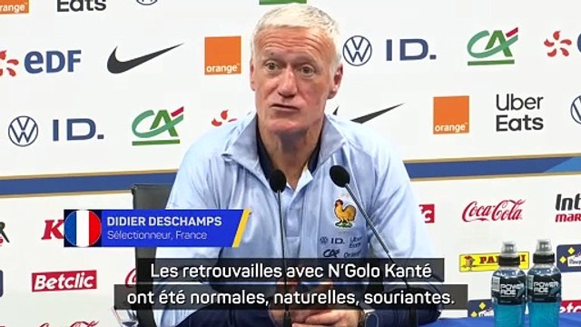 Deschamps : Kanté connaît la maison et n'est pas dépaysé