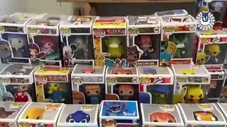 Intervienen más de 460 muñecos Funko falsificados en un mercadillo en Madrid