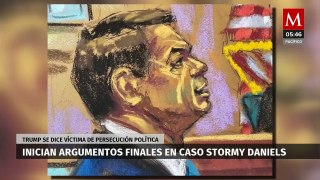 Inician argumentos finales en el juicio a Trump por caso Stormy Daniels