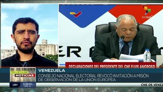 Sin efecto la invitación de UE como observador en elecciones presidenciales de Venezuela