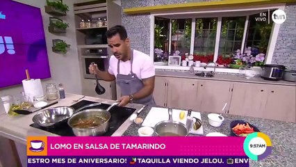 Lomo en salsa de tamarindo (parte final)