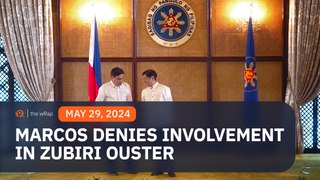 Marcos denies hand in Zubiri's ouster as Senate president