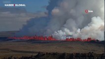 Adres İzlanda: 30 bin nüfuslu yarımadada 5 yanardağ patlaması