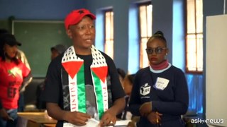 Sudafrica, il leader Economic Freedom Fighters vota nel nord-est