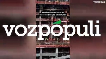Revienta Instagram: el vídeo viral de unos obreros calentando antes de empezar a trabajar