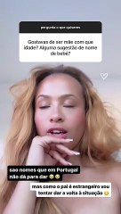 Lara Moniz sobre ser mãe