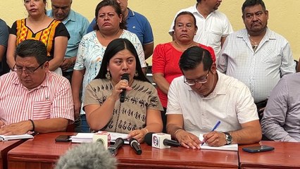 Sección 22 de la CNTE apoya reforzamiento de plantón en la CDMX