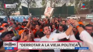 Jorge Álvarez Máynez se dijo seguro de derrotar a la vieja política