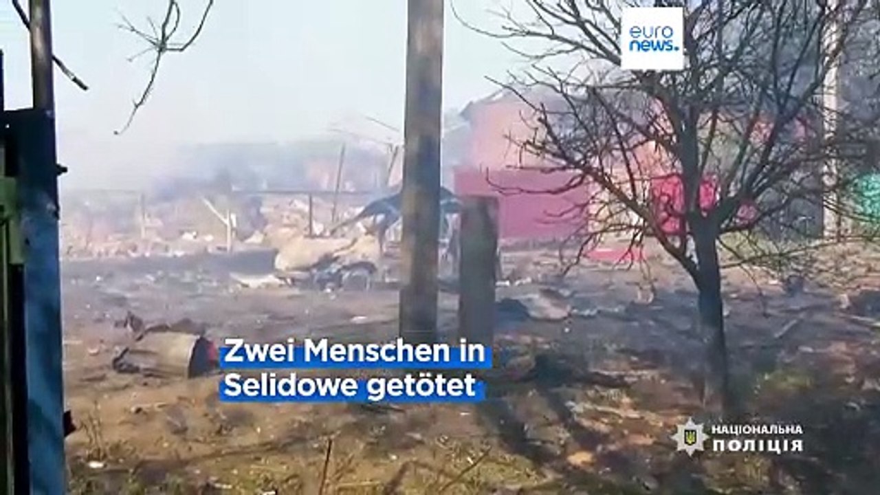 Russischer Angriff auf Donezk: 13-Jähriger stirbt unter Trümmern